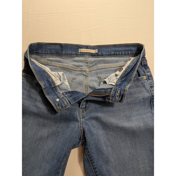 Levis Jeans Womens 30w Blue Denim Curvy Bootcut Low-Mid Rise Classic Y2k Country - Picture 4 of 12